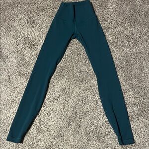 Lululemon Athletica Align Teal Leggings-0